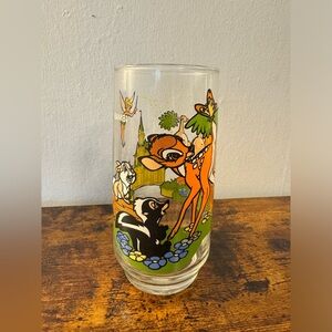 Vintage Walt Disney Productions Bambi Pepsi Collector Glass